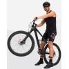 image:imageBikewa Mens Bike Shorts 4D Padded Biking Road Cycling Bicycle Pants Biker Shorts for Men Zipper Pockets1 Orange