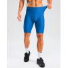 image:imageBikewa Mens Bike Shorts 4D Padded Cycling Shorts for Men Road Riding Biking Bicycle Zipper PocketsBlue