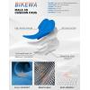 image:imageBikewa Mens Bike Shorts 4D Padded Cycling Shorts for Men Road Riding Biking Bicycle Zipper PocketsBlue