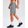 image:imageBikewa Mens Bike Shorts 4D Padded Cycling Shorts for Men Road Riding Biking Bicycle Zipper PocketsLight Grey