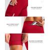image:imageBikewa Mens Bike Shorts 4D Padded Cycling Shorts for Men Road Riding Biking Bicycle Zipper PocketsRed