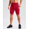 image:imageBikewa Mens Bike Shorts 4D Padded Cycling Shorts for Men Road Riding Biking Bicycle Zipper PocketsRed