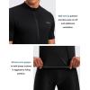 image:imageBikewa Mens Cycling Jersey Moisture Wicking Short Sleeve UPF Half Zip Bike Road Riding Biking Shirts for Men Zipper PocketsBlack