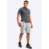 image:imageBikewa Mens Cycling Jersey Moisture Wicking Short Sleeve UPF Half Zip Bike Road Riding Biking Shirts for Men Zipper PocketsDark Grey