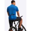 image:imageBikewa Mens Cycling Jersey Moisture Wicking Short Sleeve UPF Half Zip Bike Road Riding Biking Shirts for Men Zipper PocketsRoyal Blue