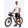 image:imageBikewa Mens Cycling Jersey Moisture Wicking Short Sleeve UPF Half Zip Bike Road Riding Biking Shirts for Men Zipper PocketsWhite