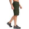 image:imageBikewa Mens Mountain Bike Shorts 3D Padded Loosefit Biking Riding Cycling Bicycle Biker Shorts Zipper PocketsArmy Green