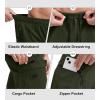 image:imageBikewa Mens Mountain Bike Shorts 3D Padded Loosefit Biking Riding Cycling Bicycle Biker Shorts Zipper PocketsArmy Green
