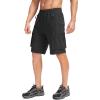image:imageBikewa Mens Mountain Bike Shorts 3D Padded Loosefit Biking Riding Cycling Bicycle Biker Shorts Zipper PocketsBlack