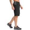 image:imageBikewa Mens Mountain Bike Shorts 3D Padded Loosefit Biking Riding Cycling Bicycle Biker Shorts Zipper PocketsBlack Grey