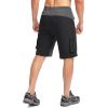 image:imageBikewa Mens Mountain Bike Shorts 3D Padded Loosefit Biking Riding Cycling Bicycle Biker Shorts Zipper PocketsBlack Grey