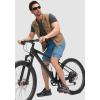 image:imageBikewa Mens Mountain Bike Shorts 3D Padded Loosefit Biking Riding Cycling Bicycle Biker Shorts Zipper PocketsBlue