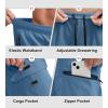 image:imageBikewa Mens Mountain Bike Shorts 3D Padded Loosefit Biking Riding Cycling Bicycle Biker Shorts Zipper PocketsBlue