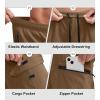 image:imageBikewa Mens Mountain Bike Shorts 3D Padded Loosefit Biking Riding Cycling Bicycle Biker Shorts Zipper PocketsBrown