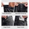 image:imageBikewa Mens Mountain Bike Shorts 3D Padded Loosefit Biking Riding Cycling Bicycle Biker Shorts Zipper PocketsCamo Black
