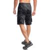 image:imageBikewa Mens Mountain Bike Shorts 3D Padded Loosefit Biking Riding Cycling Bicycle Biker Shorts Zipper PocketsCamo Black