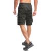 image:imageBikewa Mens Mountain Bike Shorts 3D Padded Loosefit Biking Riding Cycling Bicycle Biker Shorts Zipper PocketsCamo Green
