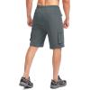 image:imageBikewa Mens Mountain Bike Shorts 3D Padded Loosefit Biking Riding Cycling Bicycle Biker Shorts Zipper PocketsGrey