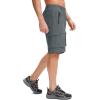 image:imageBikewa Mens Mountain Bike Shorts 3D Padded Loosefit Biking Riding Cycling Bicycle Biker Shorts Zipper PocketsGrey