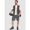 image:imageBikewa Mens Mountain Bike Shorts 3D Padded Loosefit Biking Riding Cycling Bicycle Biker Shorts Zipper PocketsGrey