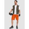 image:imageBikewa Mens Mountain Bike Shorts 3D Padded Loosefit Biking Riding Cycling Bicycle Biker Shorts Zipper PocketsOrange