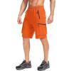 image:imageBikewa Mens Mountain Bike Shorts 3D Padded Loosefit Biking Riding Cycling Bicycle Biker Shorts Zipper PocketsOrange