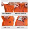 image:imageBikewa Mens Mountain Bike Shorts 3D Padded Loosefit Biking Riding Cycling Bicycle Biker Shorts Zipper PocketsOrange