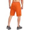 image:imageBikewa Mens Mountain Bike Shorts 3D Padded Loosefit Biking Riding Cycling Bicycle Biker Shorts Zipper PocketsOrange