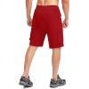 image:imageBikewa Mens Mountain Bike Shorts 3D Padded Loosefit Biking Riding Cycling Bicycle Biker Shorts Zipper PocketsRed