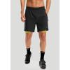 image:imageBikewa Mens Mountain Bike Shorts 3D Padded Loosefit Riding Biking Cycling Bicycle Biker Shorts for Men Zipper PocketsBlackFluorescent Green