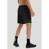 image:imageBikewa Mens Mountain Bike Shorts 3D Padded Loosefit Riding Biking Cycling Bicycle Biker Shorts for Men Zipper PocketsBlackFluorescent Green