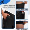 image:imageBikewa Mens Mountain Bike Shorts 3D Padded Loosefit Riding Biking Cycling Bicycle Biker Shorts for Men Zipper PocketsBlackGrey