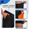 image:imageBikewa Mens Mountain Bike Shorts 3D Padded Loosefit Riding Biking Cycling Bicycle Biker Shorts for Men Zipper PocketsBlackOrange