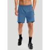 image:imageBikewa Mens Mountain Bike Shorts 3D Padded Loosefit Riding Biking Cycling Bicycle Biker Shorts for Men Zipper PocketsBlue