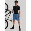 image:imageBikewa Mens Mountain Bike Shorts 3D Padded Loosefit Riding Biking Cycling Bicycle Biker Shorts for Men Zipper PocketsBlue