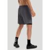 image:imageBikewa Mens Mountain Bike Shorts 3D Padded Loosefit Riding Biking Cycling Bicycle Biker Shorts for Men Zipper PocketsDark Grey