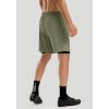 image:imageBikewa Mens Mountain Bike Shorts 3D Padded Loosefit Riding Biking Cycling Bicycle Biker Shorts for Men Zipper PocketsGreen