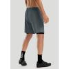 image:imageBikewa Mens Mountain Bike Shorts 3D Padded Loosefit Riding Biking Cycling Bicycle Biker Shorts for Men Zipper PocketsGrey