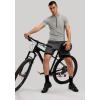 image:imageBikewa Mens Mountain Bike Shorts 3D Padded Loosefit Riding Biking Cycling Bicycle Biker Shorts for Men Zipper PocketsGreyBlack