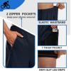 image:imageBikewa Mens Mountain Bike Shorts 3D Padded Loosefit Riding Biking Cycling Bicycle Biker Shorts for Men Zipper PocketsNavy