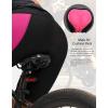 image:imageBikewa Womens 4D Padded Bike Shorts Cycling Riding Road Biking Bicycle Cycle Shorts for Women Zipper PocketsBlackRosy