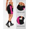 image:imageBikewa Womens 4D Padded Bike Shorts Cycling Riding Road Biking Bicycle Cycle Shorts for Women Zipper PocketsBlackRosy