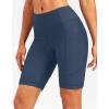 image:imageBikewa Womens 4D Padded Bike Shorts Cycling Riding Road Biking Bicycle Cycle Shorts for Women Zipper PocketsBlue Grey