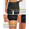 image:imageBikewa Womens 4D Padded Bike Shorts Cycling Riding Road Biking Bicycle Cycle Shorts for Women Zipper PocketsCamo Black
