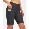 image:imageBikewa Womens 4D Padded Bike Shorts Cycling Riding Road Biking Bicycle Cycle Shorts for Women Zipper PocketsDark Grey
