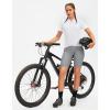 image:imageBikewa Womens 4D Padded Bike Shorts Cycling Riding Road Biking Bicycle Cycle Shorts for Women Zipper PocketsLight Grey