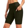 image:imageBikewa Womens 4D Padded Bike Shorts Cycling Riding Road Biking Bicycle Cycle Shorts for Women Zipper PocketsOlive Green