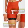 image:imageBikewa Womens 4D Padded Bike Shorts Cycling Riding Road Biking Bicycle Cycle Shorts for Women Zipper PocketsOrange