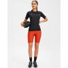 image:imageBikewa Womens 4D Padded Bike Shorts Cycling Riding Road Biking Bicycle Cycle Shorts for Women Zipper PocketsOrange