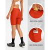 image:imageBikewa Womens 4D Padded Bike Shorts Cycling Riding Road Biking Bicycle Cycle Shorts for Women Zipper PocketsOrange